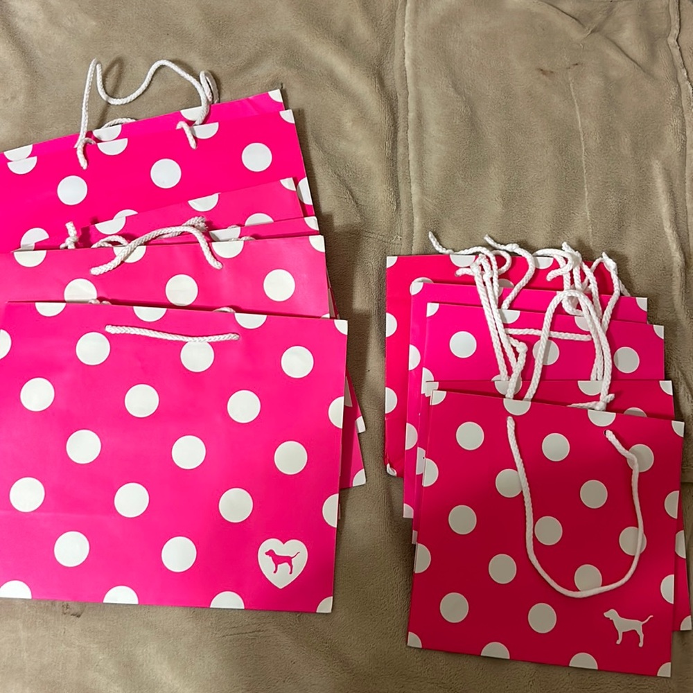 11 v Pink bags two sizes
